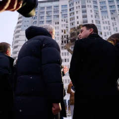 Czech Minister in Kyiv During Shelling