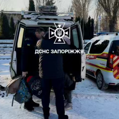Эвакуация семей из Запорожья