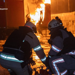 Руйнування поштового терміналу в Харківщині