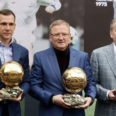 Трофеї Блохіна, Бєланова та Шевченка