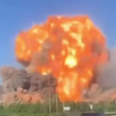 Автозаправна станція біля Житомира після вибуху