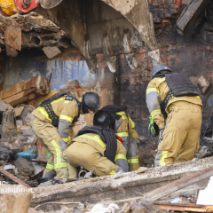 Up to Four Dead and 41 Injured in Kharkiv Residential Building Rocket Strike as Rescue Efforts Continue