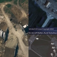 Будівництво укриття для літаків біля кордону