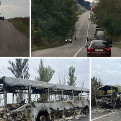 FPV drones attacking on the Sloviansk-Izyum road