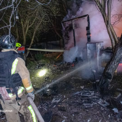 Пожежа в житловому секторі в Харкові