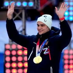 Плавець Рилов на мітингу підтримки війни