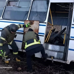 Автобус в аварии с десятком пострадавших