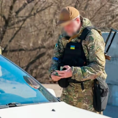 Водитель наехал на военного ТЦК