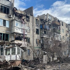 Зображення військових дій в Покровську