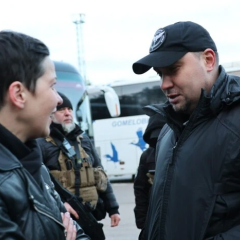 Budanov met with the released civilians from Belarus at the border