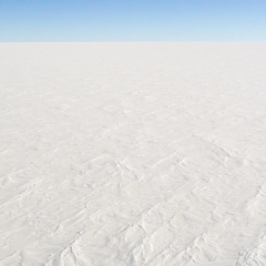 Ice sheet on the background of the Earth