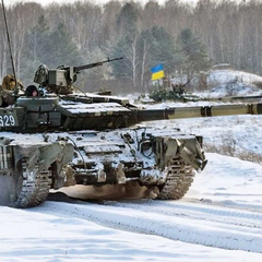 Воины ЗСУ во время наступления на Курщине