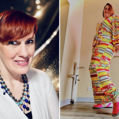 American woman with Guinness record and size 52 feet