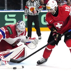 41-летний швейцарец на чемпионате мира по хоккею