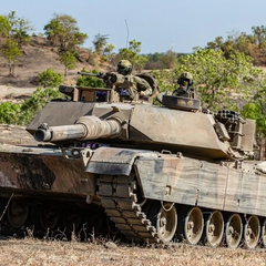 Танк Abrams, що переданий Україні