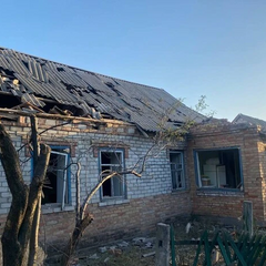 Повреждённые жилые дома и газопроводы