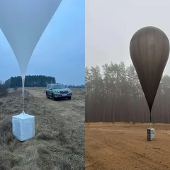 Повітряні кулі з Білорусі в Литві