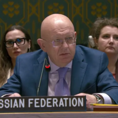 Nebenzya ignores Ukraine's speech at UN