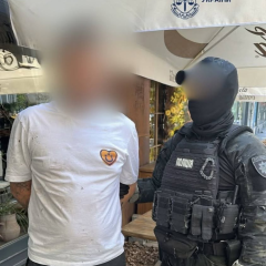 Затримання чоловіка в Києві