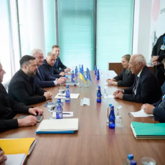 Zelensky meeting with EU and NATO leaders