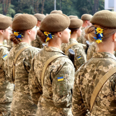 Украинки на военном учете: сокращение профессий