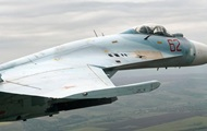 Су-27 мирно патрулює над Кримом