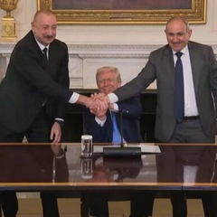 Aliyev, Pashinyan, and Trump signed the peace declaration