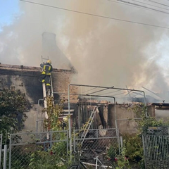 Разрушенные дома и пожары в Луцке