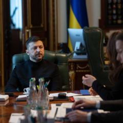 Зеленский на совещании о газе