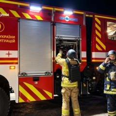 Пожар на транспорте в Коростене