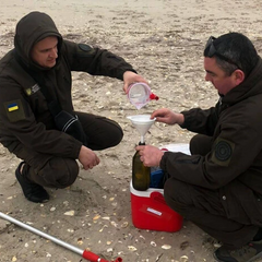 Забруднення мазутом на узбережжі Одещини