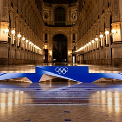 Дизайн пьедестала почета Олимпиады-2026