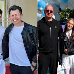 Children of celebrities finished the school year