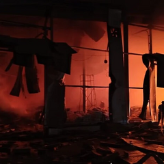 Пожежа на підприємстві в Чугуєві