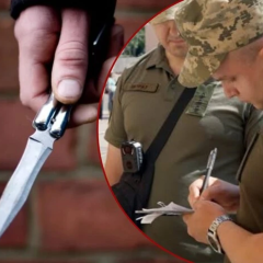 Knife attack on military in Kharkiv