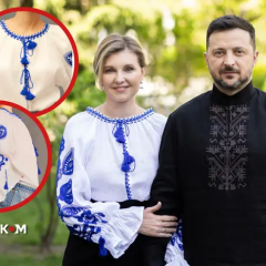 Зеленська вдягнула вишиванку за 18 500 гривень