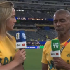 Скандал на прямом эфире: Ромарио поссорился с журналисткой
