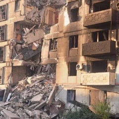 Бомбардировка жилой застройки в Степногорске