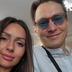 Konstantin Oktyabrsky and his wife