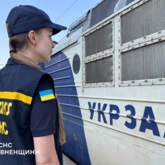 Евакуаційний потяг з 30 людьми