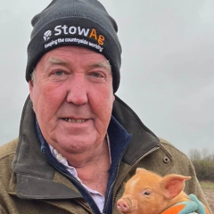 Jeremy Clarkson after winning prostate cancer