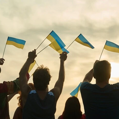 Графическое изображение возрастной структуры населения Украины под влиянием войны