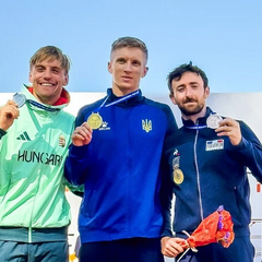 Илля Ковальчук с дипломом чемпиона Европы