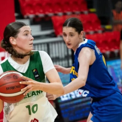 The Ukraine women's basketball team