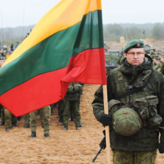 Литовские военные в Украине