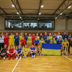 Жіноча збірна України з футзалу грає проти Словаччини