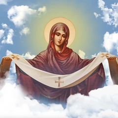 Protection of the Holy Mother of God: postcards and greetings