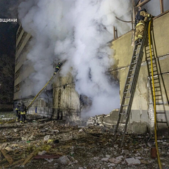 Атака російських дронів у Харкові