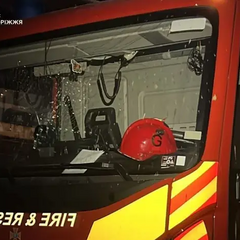 Спасатели под обстрелом в Запорожье