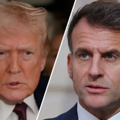 Трамп и Макрон переписывают в Париже